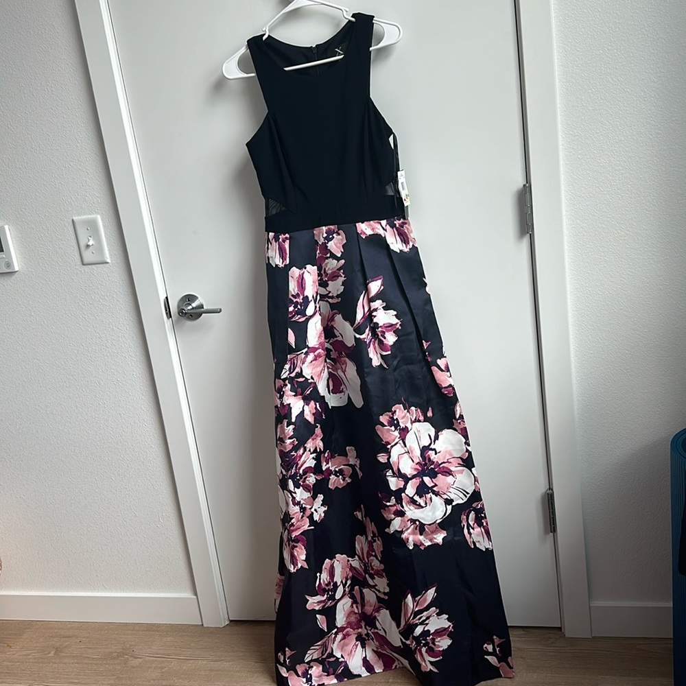 X by Xscape dark blue maxi dress